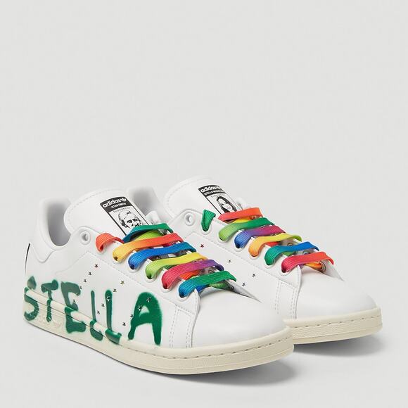 Stella McCartney x Ed Curtis x adidas Originals Stan Smith Classic Sneakers 5.5 - Picture 4 of 13